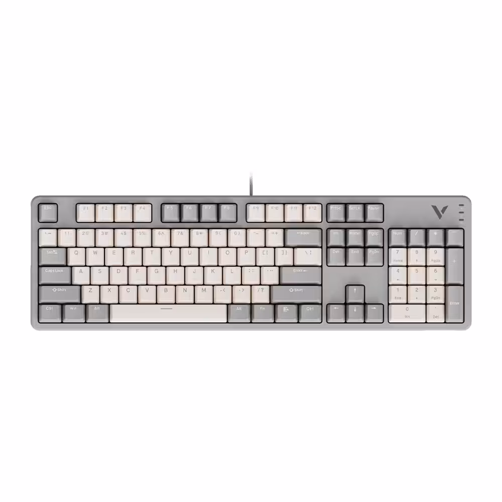 کیبورد گیمینگ رپو مدل  V500PRO 2024 Beige Gray