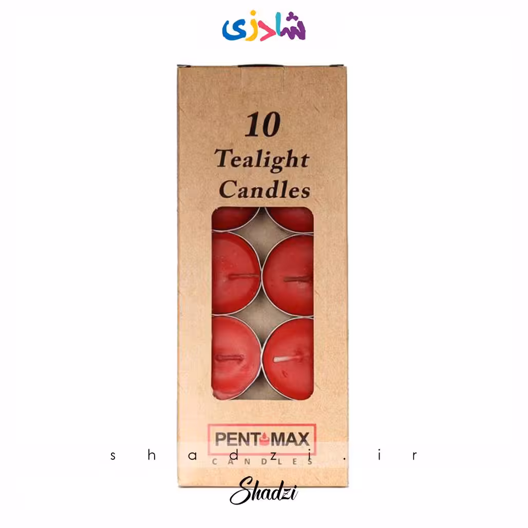 شمع وارمر 10عددی قرمز