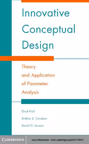 خرید و دانلود نسخه کامل کتاب Innovative Conceptual Design: Theory and Application of Parameter Analysis