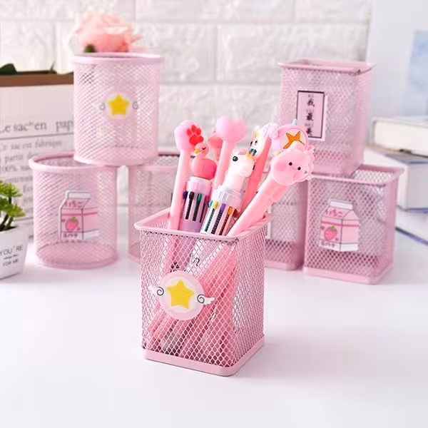 جاخودکاری فلزی طرح فانتزی pen pencil storage place