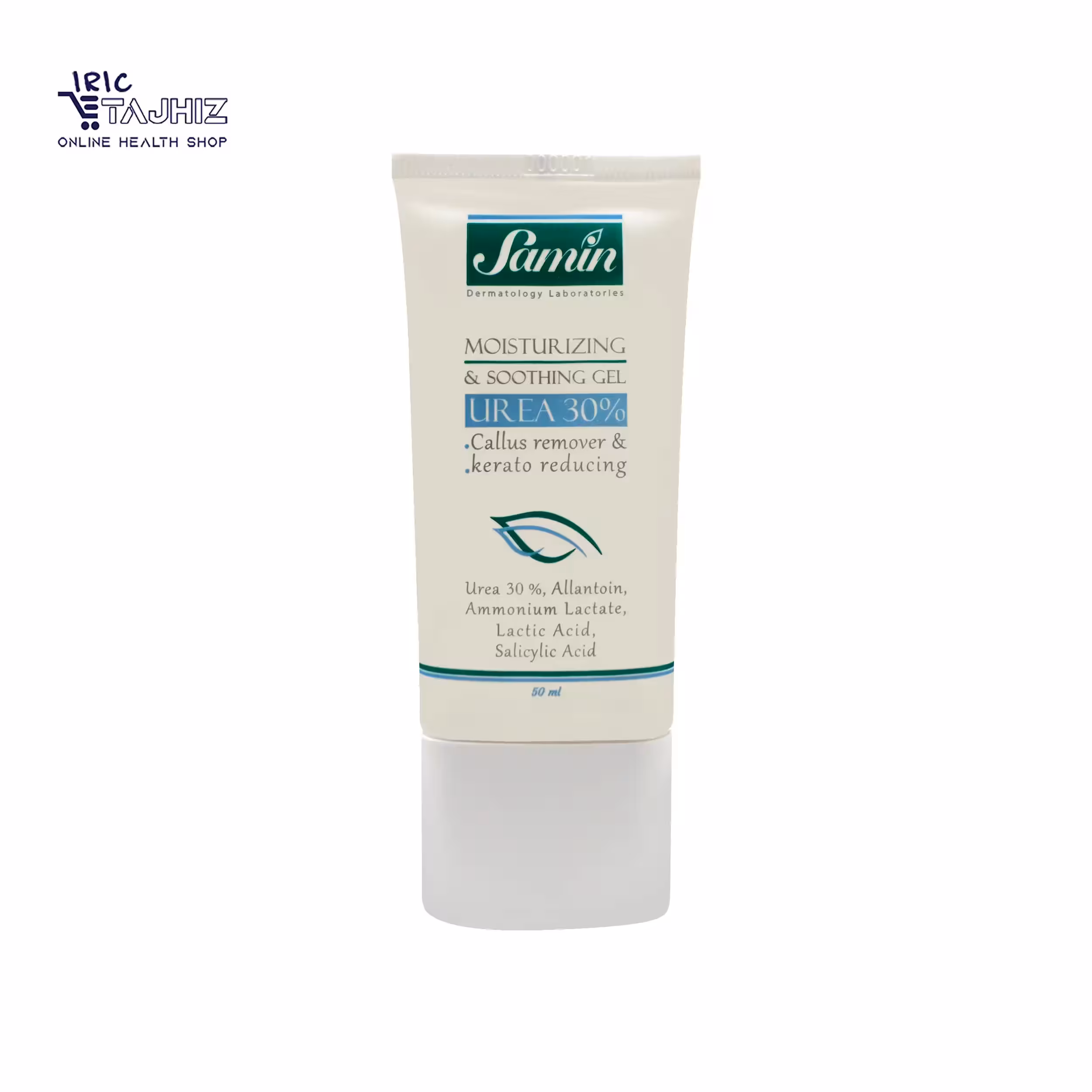 ژل مرطوب کننده قوی اوره 30 درصد ثمین 50 میلی لیتر