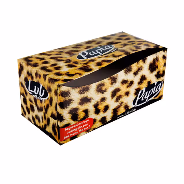 دستمال کاغذی سه لایه پاپیا 100 برگ