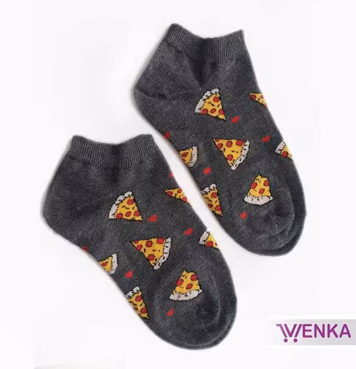 جوراب مچی طرح پیتزا
