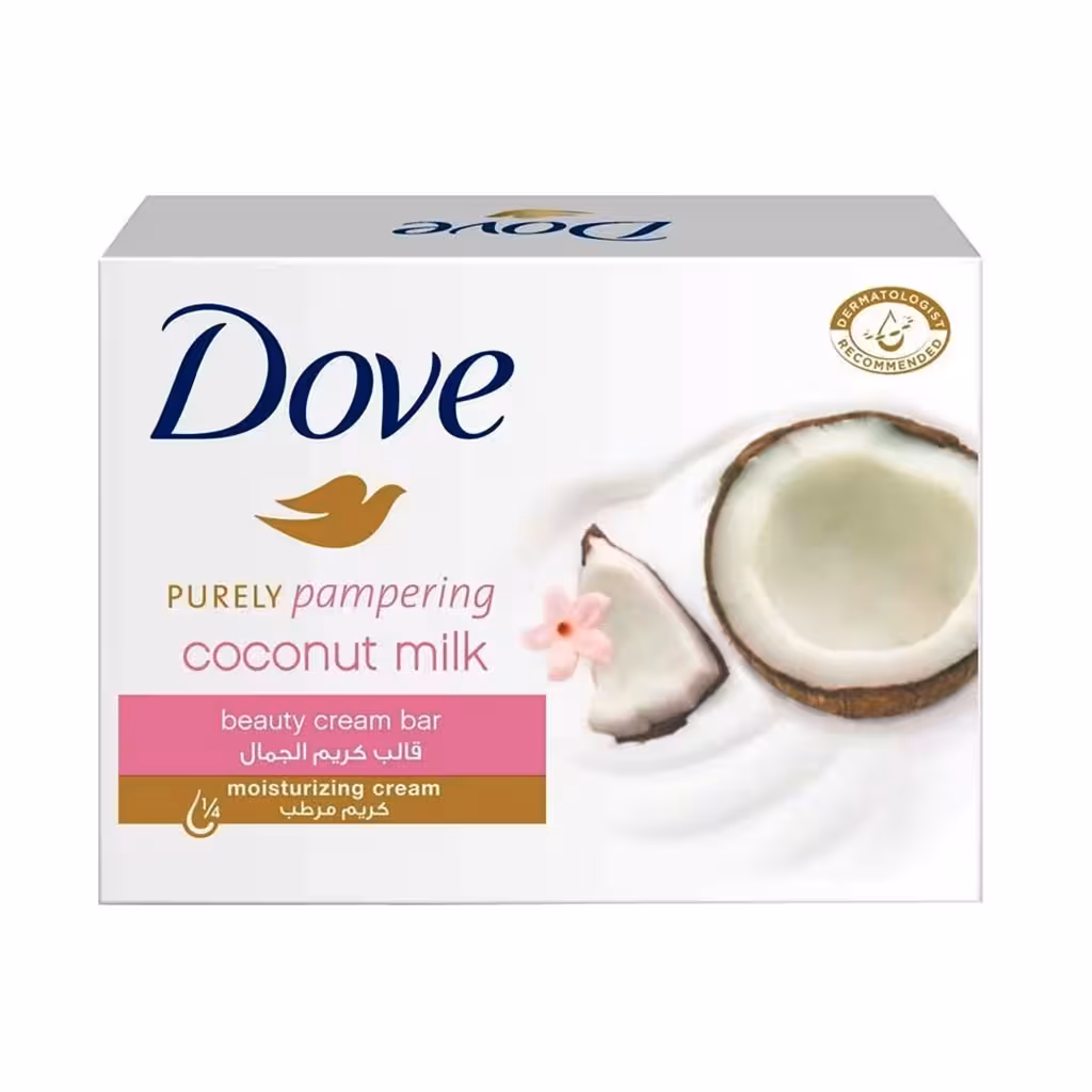 صابون کرمی حاوی عصاره شیر نارگیل 100 گرم داو Dove