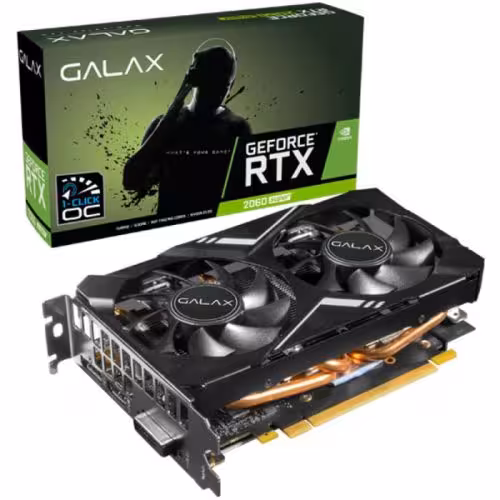 کارت گرافیگ RTX 2060 SUPER GALAX 8G DDR6 همراه جعبه