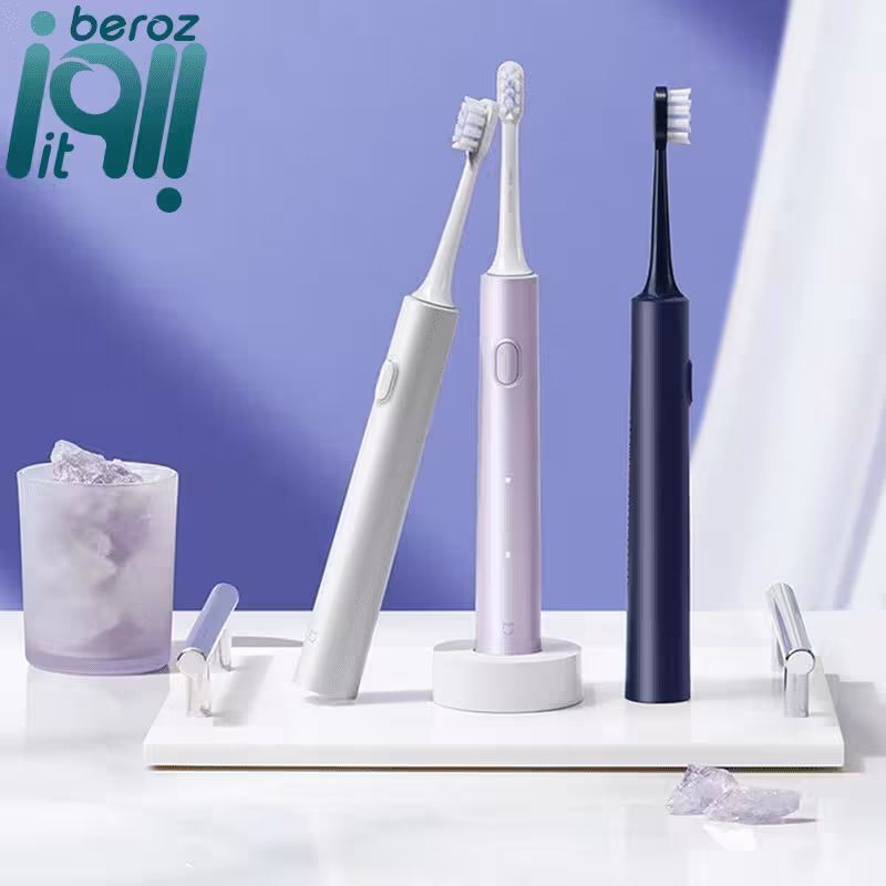 مسواک برقی شیائومی Xiaomi T302 Electric Toothbrush دارای 4 سری «اورجینال – ارسال 1 ساعت»