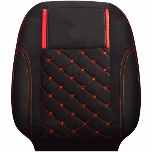 خرید روکش صندلی پراید 151 سوشیانت جودون مدل دیسکی مشکی دوخت قرمز | اتوموبی