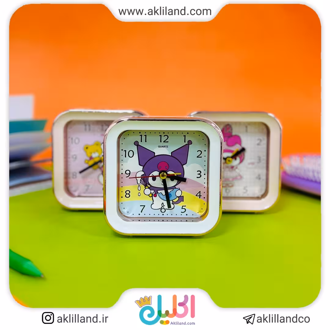 ساعت رومیزی مستطیلی ملودی