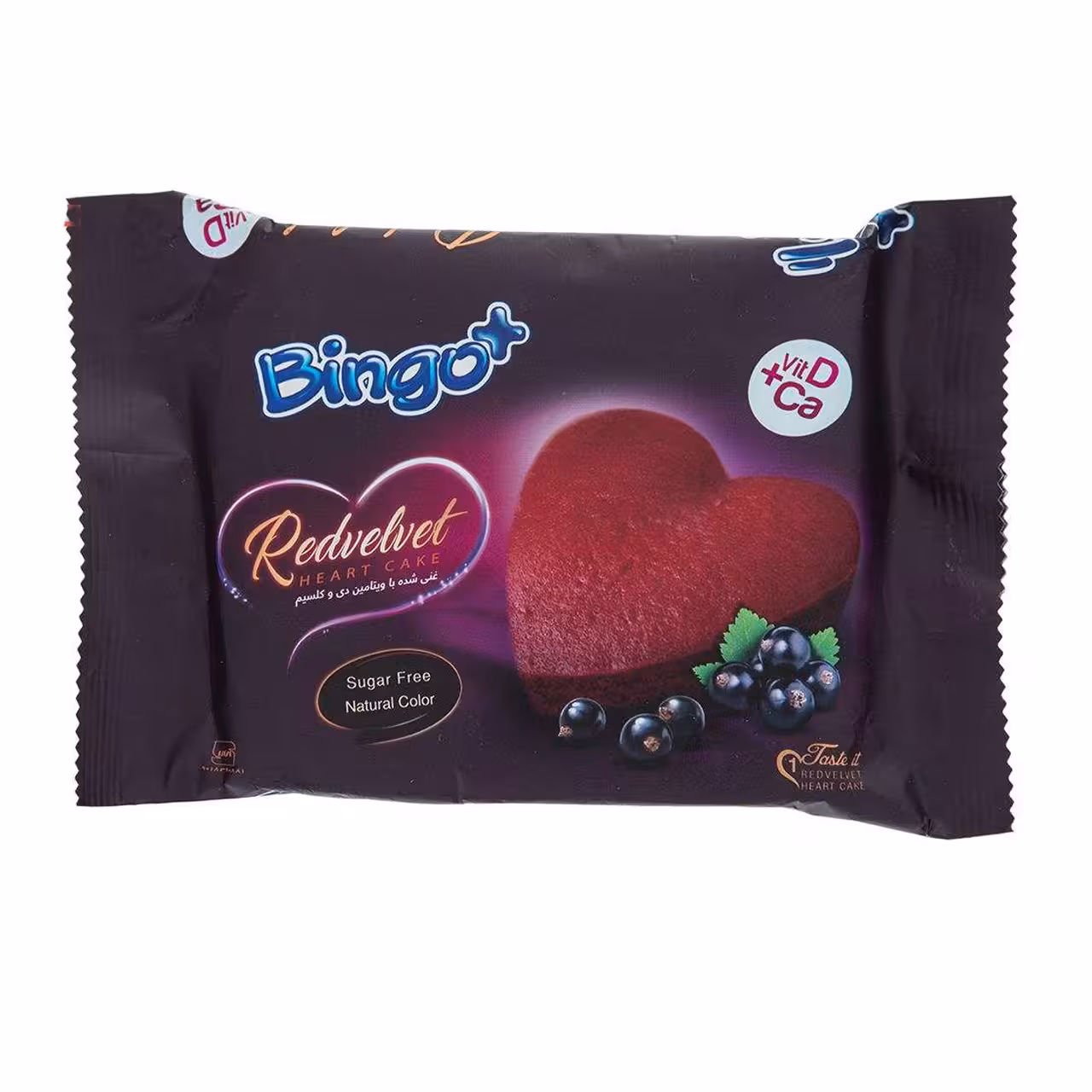 کیک روغنی قلبی بینگو پلاس 55 گرمی