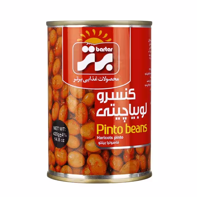 کنسرو لوبیا چیتی برتر 420 گرمی