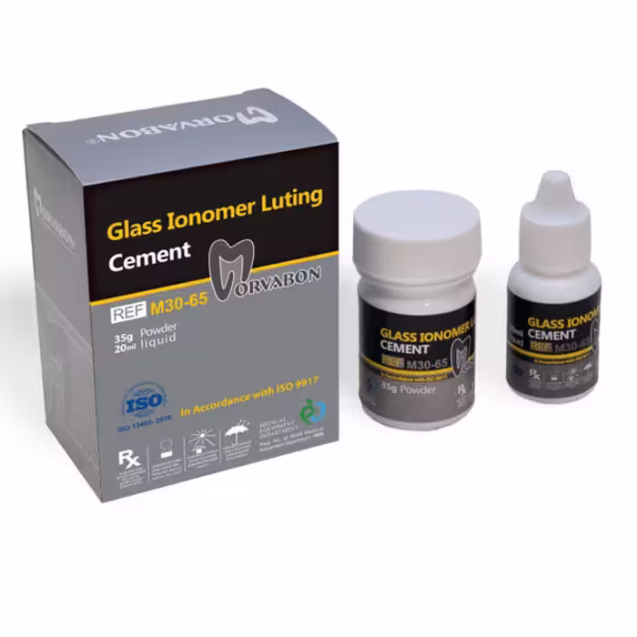 سمان گلاس آیونومر مروابن- Glass Ionomer Morvabon