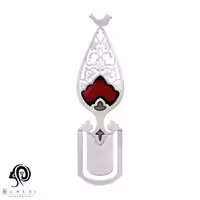 نشان کتاب نقره بوکمارک مرغ آمین مدل BMIM 6