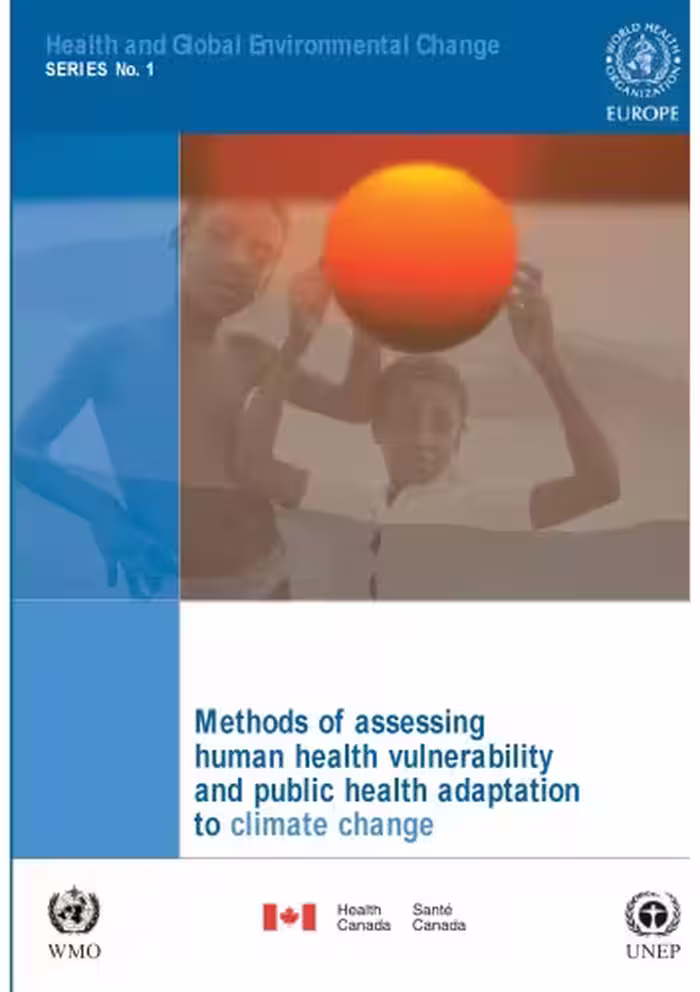 خرید و دانلود نسخه کامل کتاب Methods of assessing human health vulnerability and public health adaptation to climate change