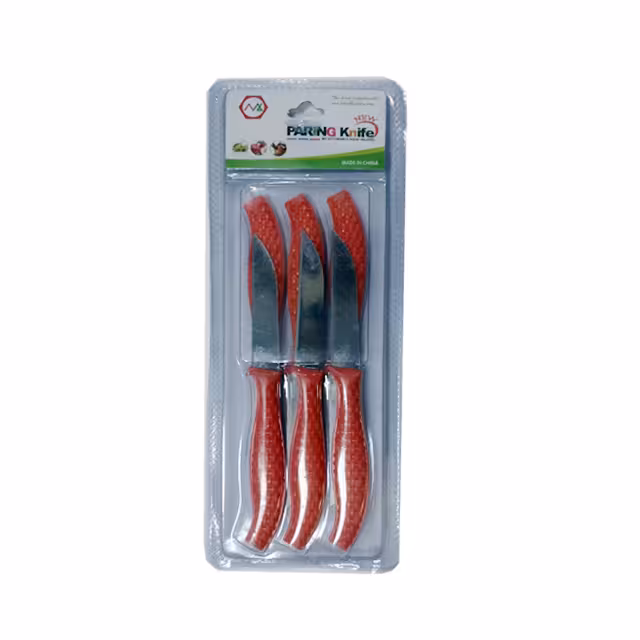 چاقو میوه خوری حصیری پارینگ نایف بسته 6 عددی
