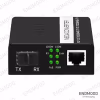 مبدل اترنت به فیبر HRUI مدل HR100-ATGE-SFP