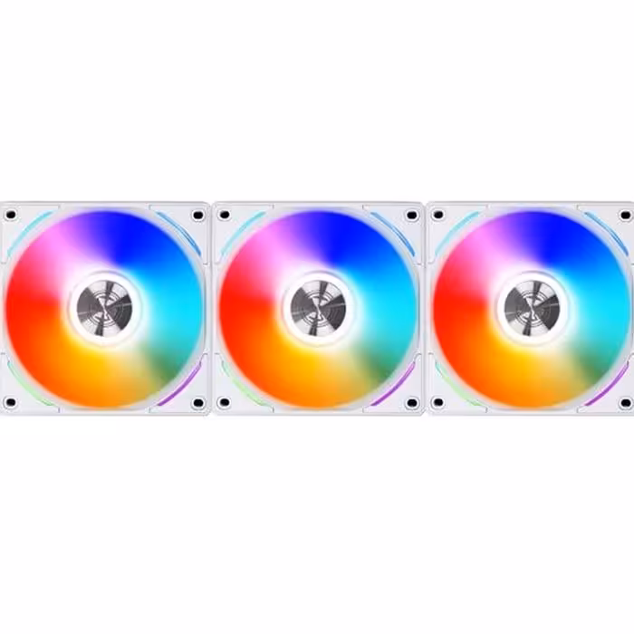 فن کیس لیان لی سفید مدل Uni Fan AL V2 120mm ARGB (3 عددی)
