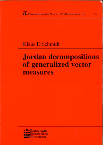 خرید و دانلود نسخه کامل کتاب Jordan Decompositions of Generalized Vector Measures