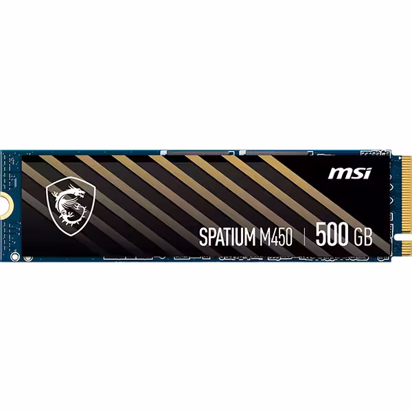 اس اس دی اینترنال ام اس آی مدل MSI SPATIUM M450 PCIe 4.0 NVMe M.2 ظرفیت 500GB