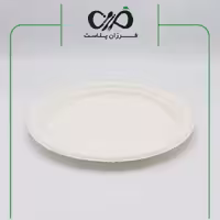 پیش دستی گیاهی 9 اینچ باگاس (کارتن 500 عددی)