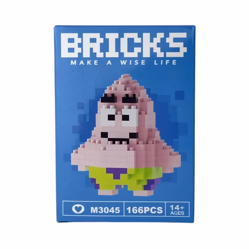 لگو بریکس شخصیت پاتریک 166قطعه کد NO.M3045