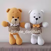 عروسک بافتنی خرس سیسمونی هرکدام 539تومن 30سانتی بافت بارنگ دلخواه شما