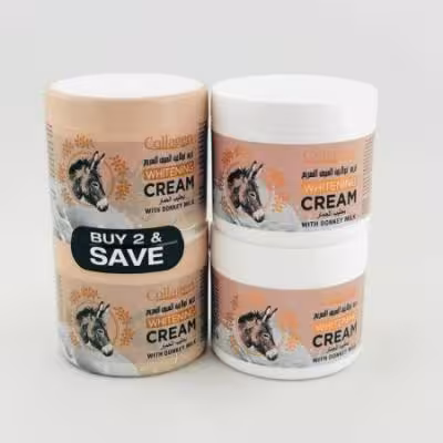 کرم سفید کننده دوقلو شیر الاغ کلاژن