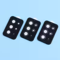 گلس لنز شابلونی مشکی S24ultra