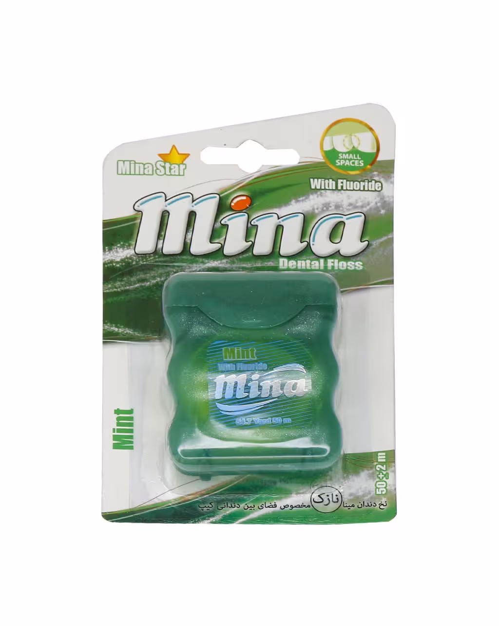 نخ دندان نازک نعنایی مینا