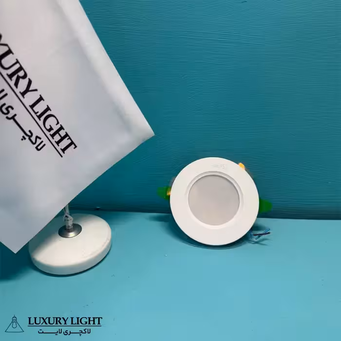 پنل توکار سقفی 9 وات LED پارس شعاع توس مدل گلاریس