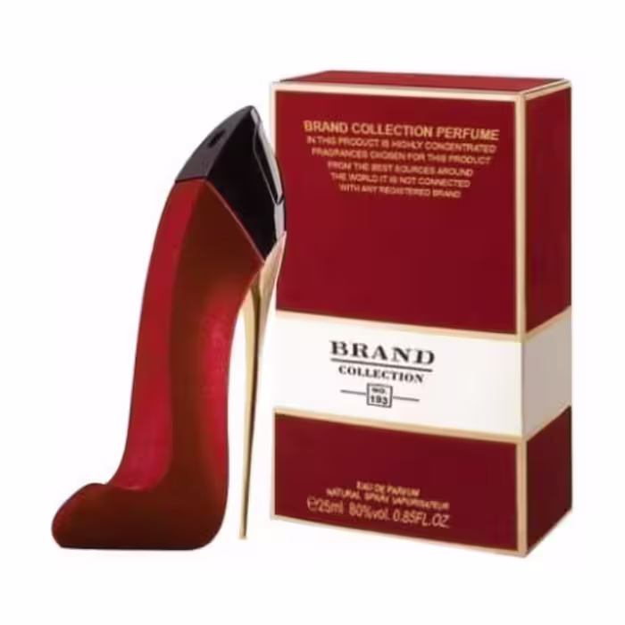 عطر جیبی حجم 25 میل شماره 193 گودگرل ولوت فتال برند کالکشن - Brand Collection