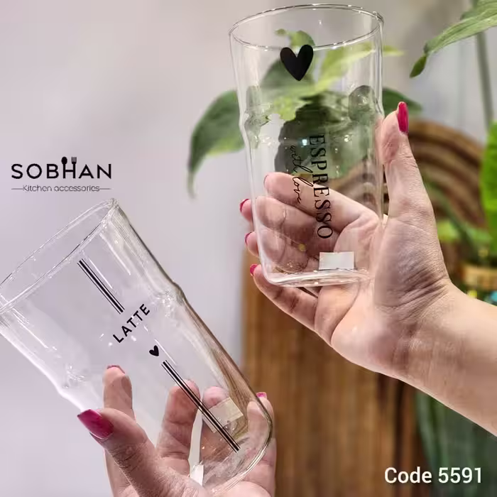 لیوان پیرکس لته کمردار بزرگ