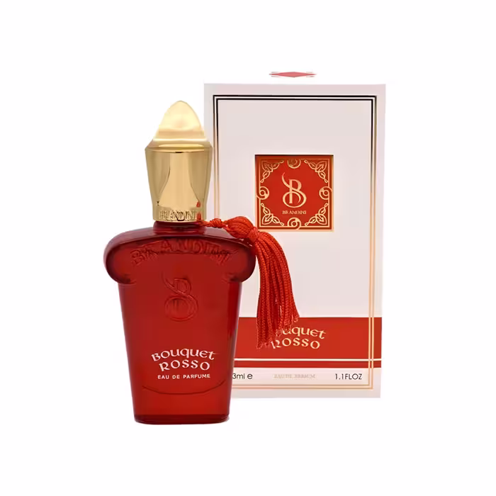 عطر جیبی ادوپرفیوم زنانه بوکت رز برندینی مدل Brandini Bouquet Rosso Eau de Parfum