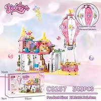 لگو خانه و بالون دخترانه وارداتی کد 0257