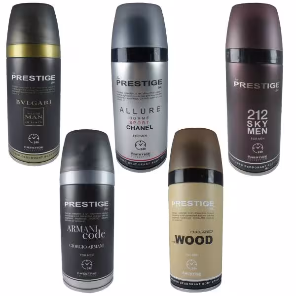 اسپری خوش بو کننده بدن پرستیژ