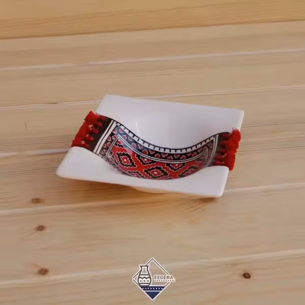 کاسه لبه دار متوسط سرویس فرش لاکی