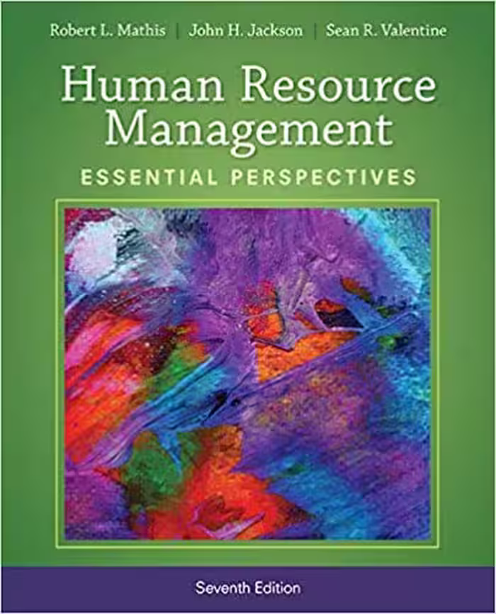 خرید و دانلود نسخه کامل کتاب Human Resource Management: Essential Perspectives (7th Edition) - Original PDF