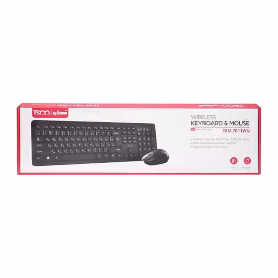 کیبورد و موس بیسیم تسکو مدل TSCO TKM7011WN (آکبند)