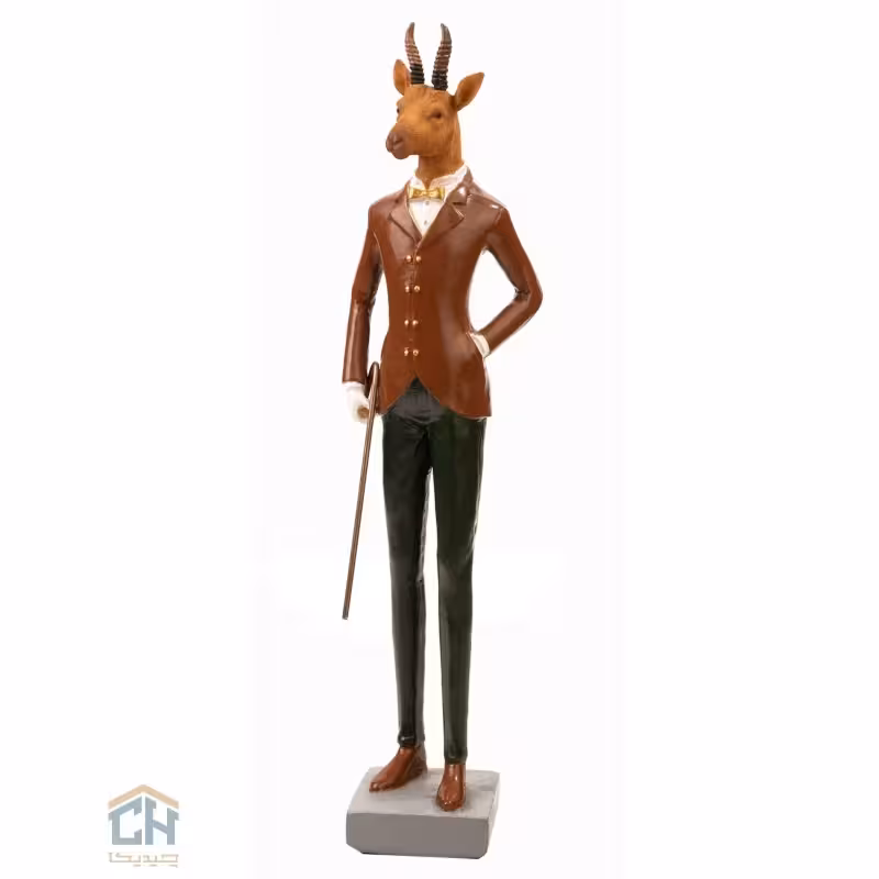 مجسمه فانتزی گوزن ایستاده گلدکیش مدل 4514