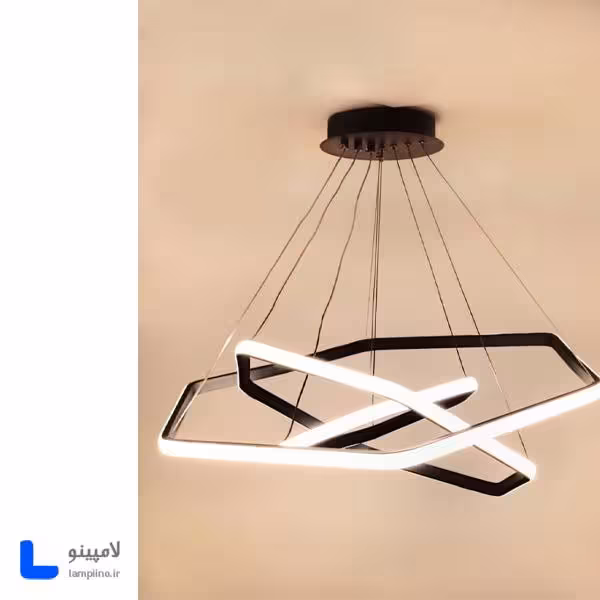 لوستر مدرن نئون پلکسی SMD افتخار مدل SP02-112