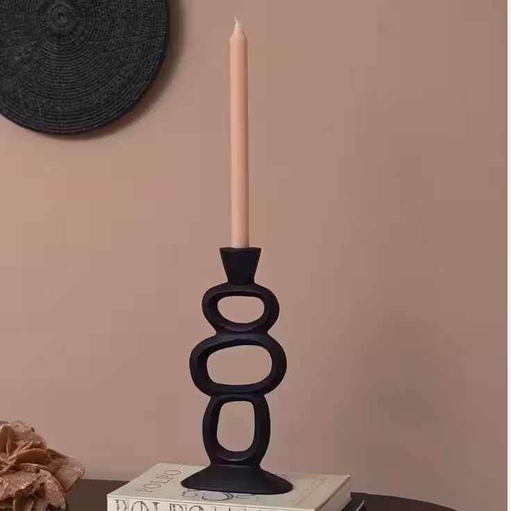 شمعدان حلقه ای مدرن مینیمال سایز کوچک