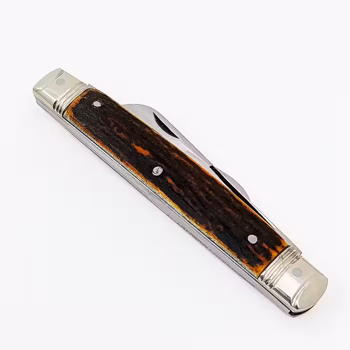 قلمتراش دو تیغه دسته شاخ 12 سانتیمتر / استادحسین زنجانی