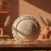 مکرومه مدل بافت مرکزی (طراحی بوهو)