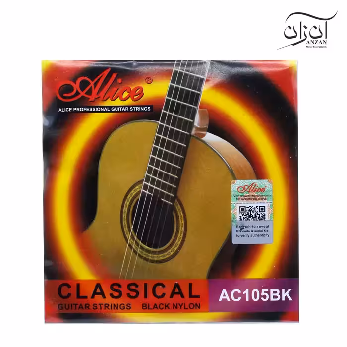 سیم گیتار کلاسیک آلیس مدل Alice AC105BK-H Guitar Strings