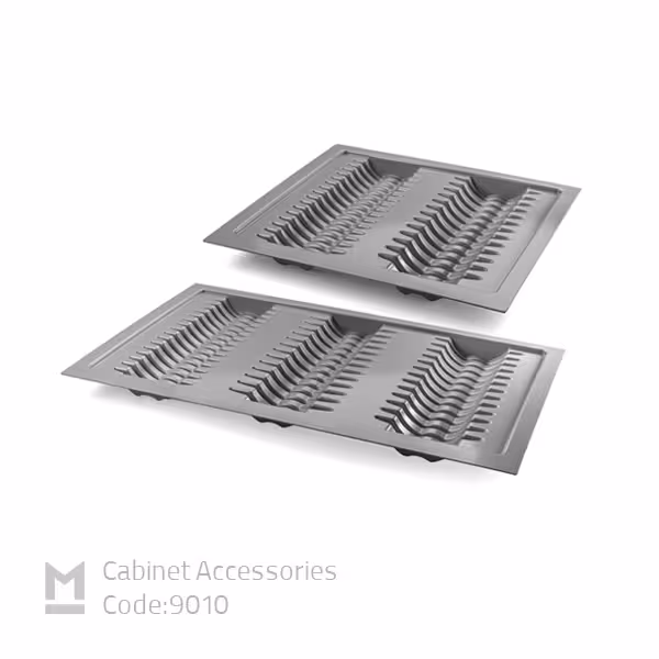 جای بشقاب داخل کشو ملونی 9010 - یراقینو فروش یراق آلات کابینت و درب