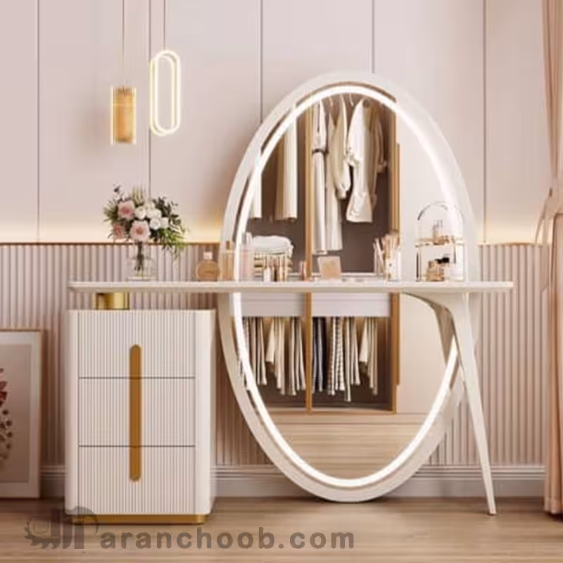 میز آرایش چوبی