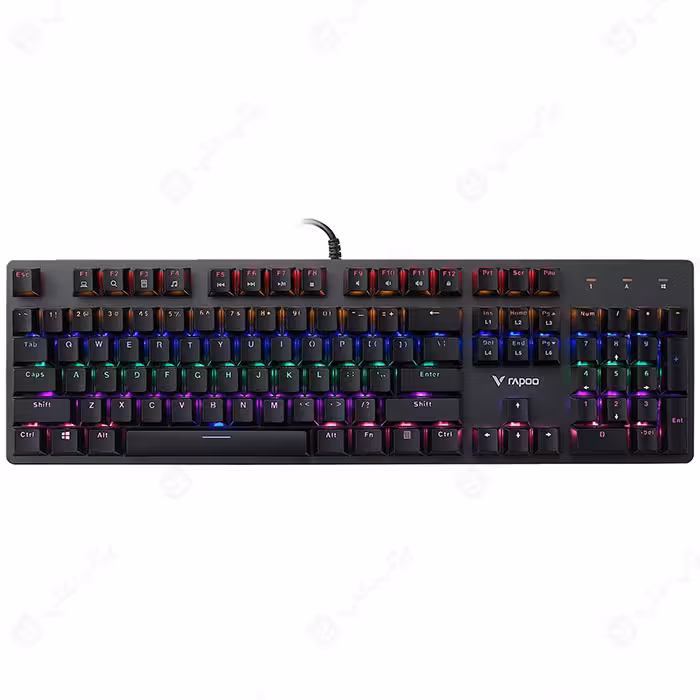 کیبورد سیمی گیمینگ RGB مکانیکال رپو مدل V500SE