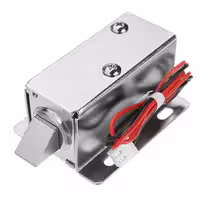 قفل الکترونیکی درب 12 ولتی مدل زبانه ای بزرگ سایز 53X23X28mm