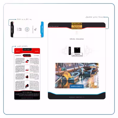 برچسب پوششی ماهوت مدل Venice City مناسب برای تبلت سامسونگ Galaxy Tab S2 8.0 2016 T719N