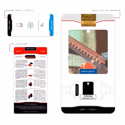 برچسب پوششی ماهوت مدل Meister Eder und sein Pumuckl مناسب برای گوشی موبایل سامسونگ Galaxy Note 3 Neo