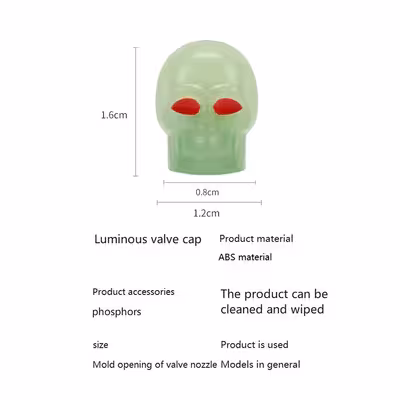 سر والف لاستیک مدل بدون باتری کد SKULL-CAR-MOTO-BE بسته 2 عددی
